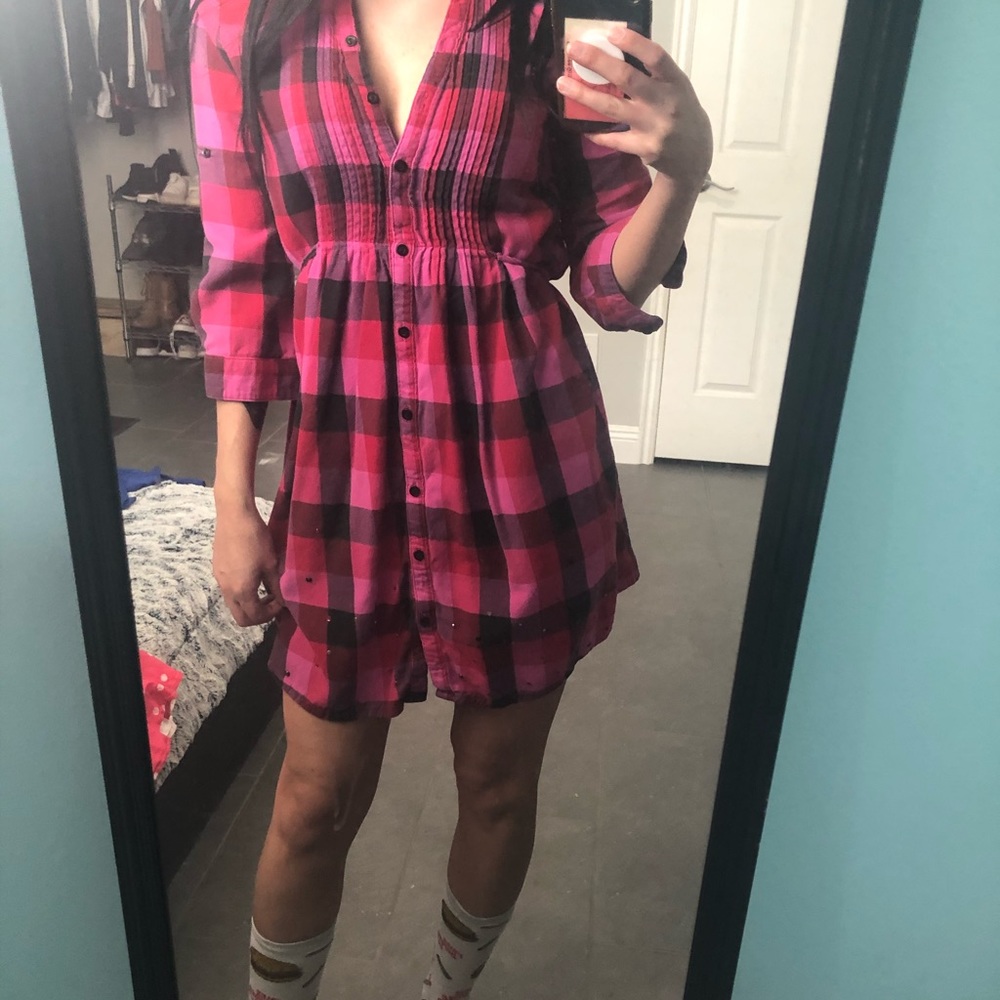 Flannel dress